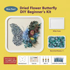 Butterfly Crystal & Dried Floral Shadow Box Kit