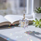 Crystal Aurora Suncatcher | Prism Rainbow Window Charm