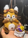 Basket Squirrel Doll – A Tiny Little Collector