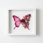 Butterfly Dried Floral Shadow Box Kit