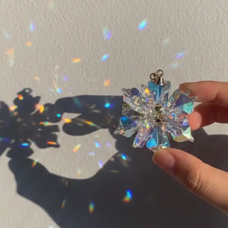 Crystal Aurora Suncatcher | Prism Rainbow Window Charm product photo 6