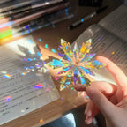 Crystal Snowflake Suncatcher | Rainbow Prism Window Decor product photo 8