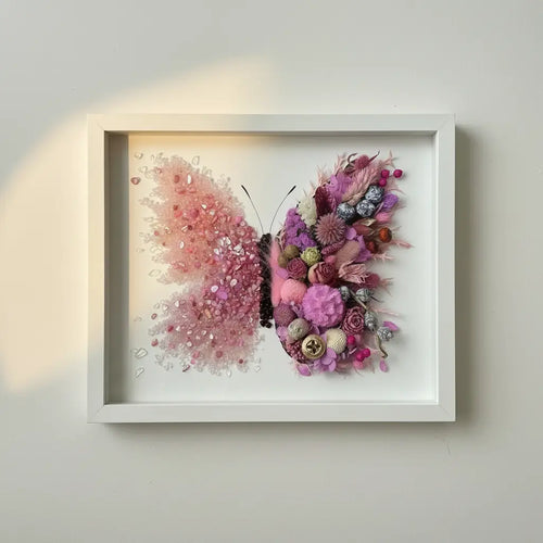 Pink crystal butterfly kit lifestyle product photo